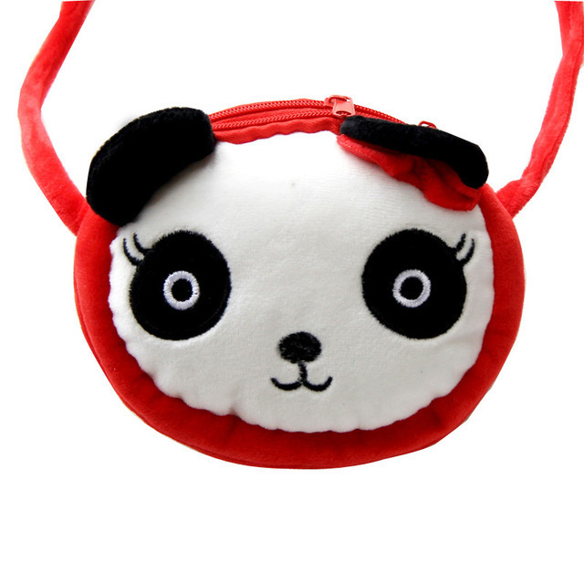 Panda Cat Rabbit Fluffy Baby Kid Kindergarten Cross-body Bag - Image 9