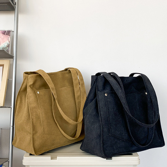 Women's Artistic Simple Vintage Canvas Bag - Image 2