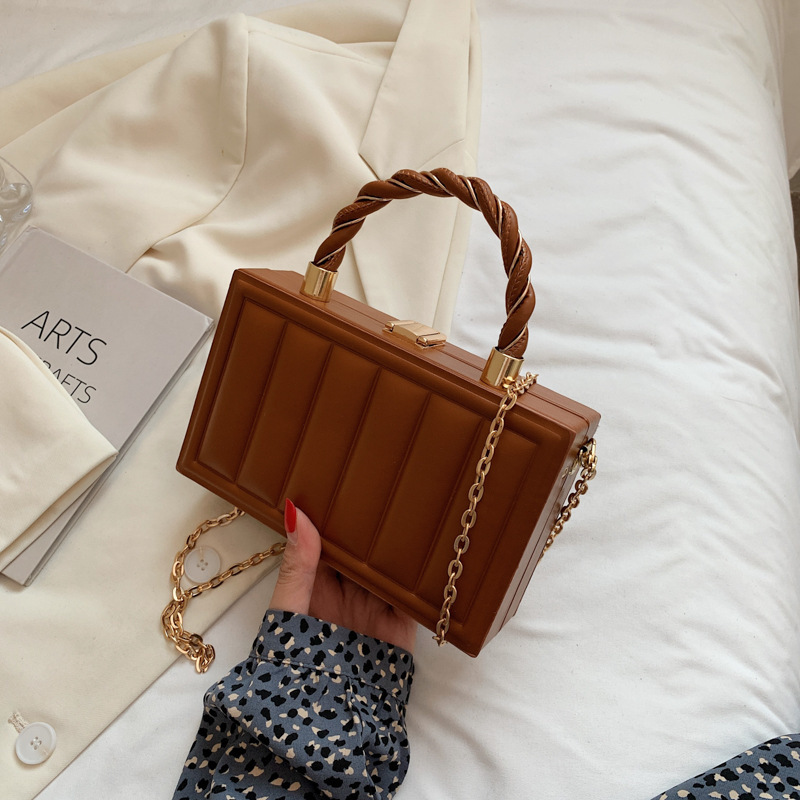 Crossbody Small Square Bag Wild Twist Single Shoulder Bag - Image 8