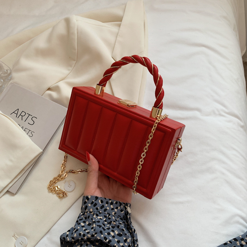 Crossbody Small Square Bag Wild Twist Single Shoulder Bag - Image 2