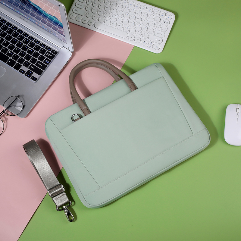 Laptop BagOne Shoulder Laptop Case Meeting Waterproof - Image 3
