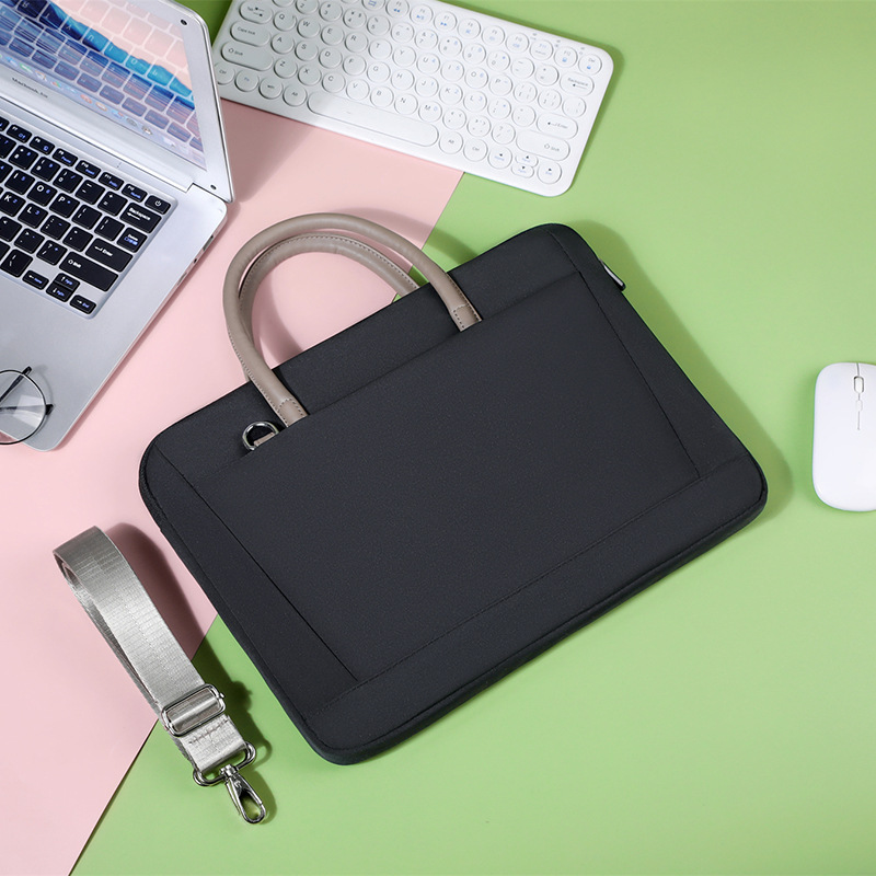 Laptop BagOne Shoulder Laptop Case Meeting Waterproof - Image 10