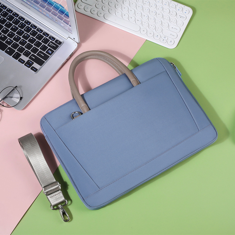 Laptop BagOne Shoulder Laptop Case Meeting Waterproof - Image 4