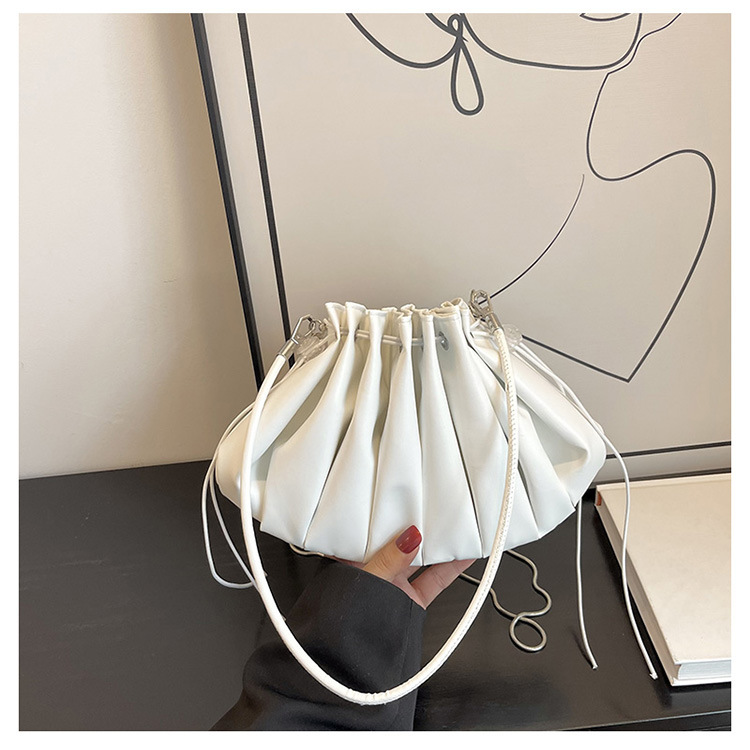 Western Style One Shoulder Crossbody Mini Small Solid Color Square Bag - Image 5
