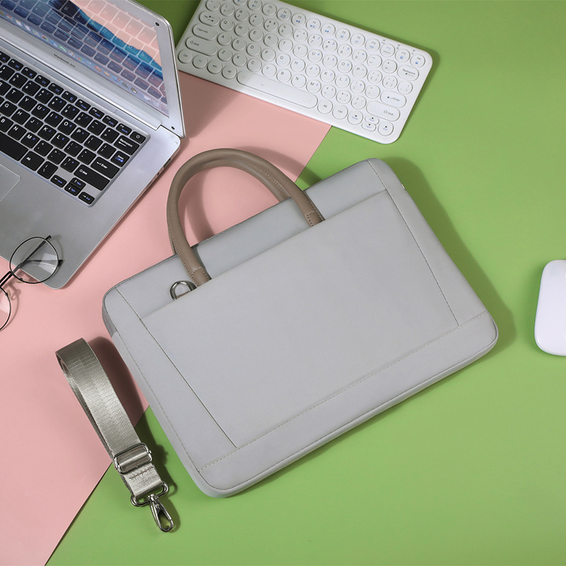 Laptop BagOne Shoulder Laptop Case Meeting Waterproof - Image 7