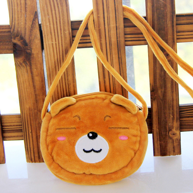 Panda Cat Rabbit Fluffy Baby Kid Kindergarten Cross-body Bag - Image 10