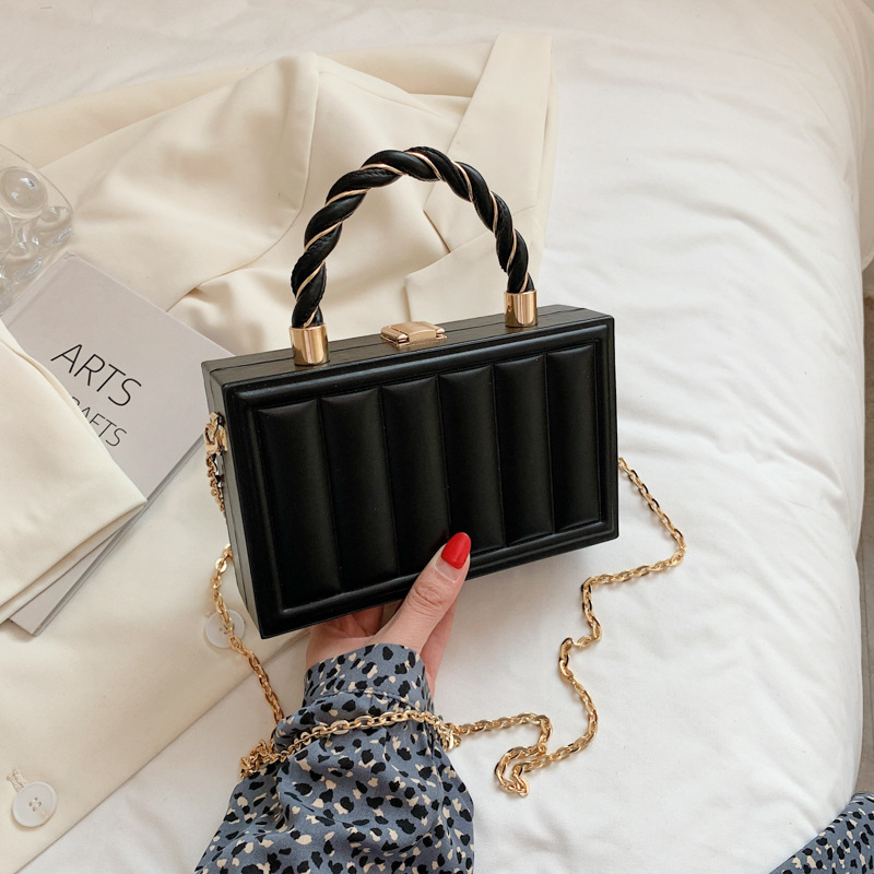 Crossbody Small Square Bag Wild Twist Single Shoulder Bag - Image 4