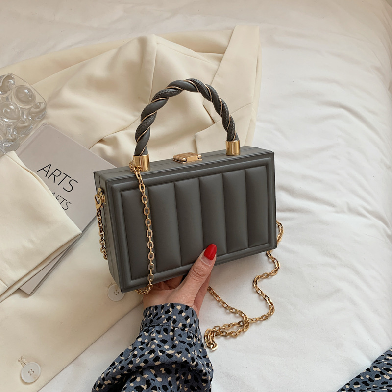 Crossbody Small Square Bag Wild Twist Single Shoulder Bag - Image 9