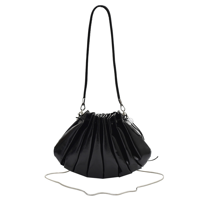 Western Style One Shoulder Crossbody Mini Small Solid Color Square Bag - Image 3