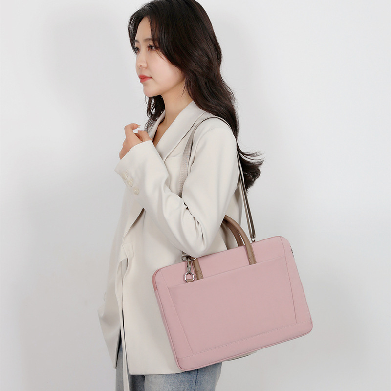Laptop BagOne Shoulder Laptop Case Meeting Waterproof - Image 9