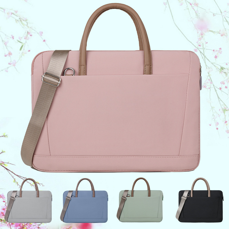 Laptop BagOne Shoulder Laptop Case Meeting Waterproof - Image 2